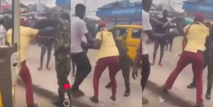 lastma-official-exchanges-blows-with-soldier-in-public-video
