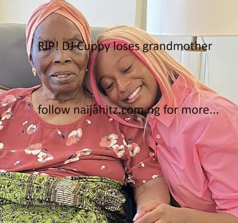 RIP! DJ Cuppy loses grandmother