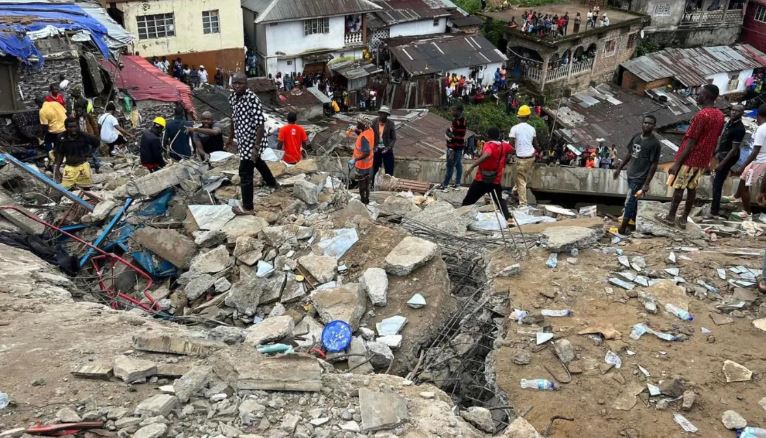 Sierra Leone mourns the loss of eight lives after building collapse