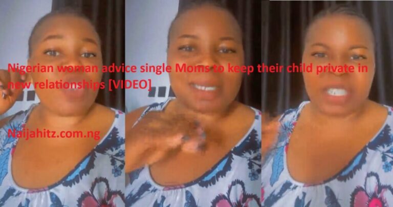 Nigerian woman advice single Moms to keep their child private in new relationships [VIDEO]